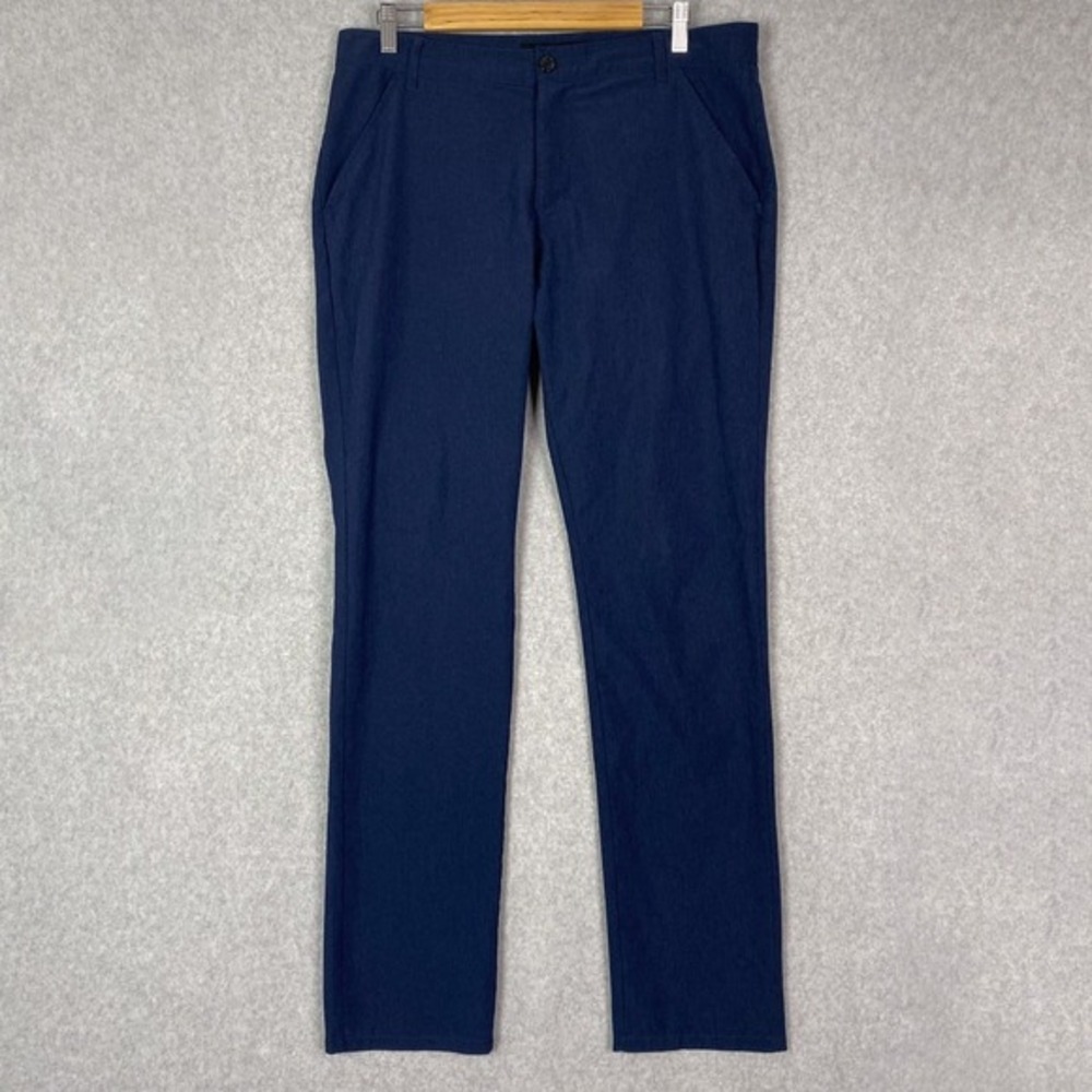 Travis Mathew‎ Pants Mens 34 (36x32.5) Blue Golf Performance Chino